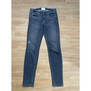 McGuire Denim Skinny Jeans Women's Size 24 Distressed Dark‎ Wash Casual